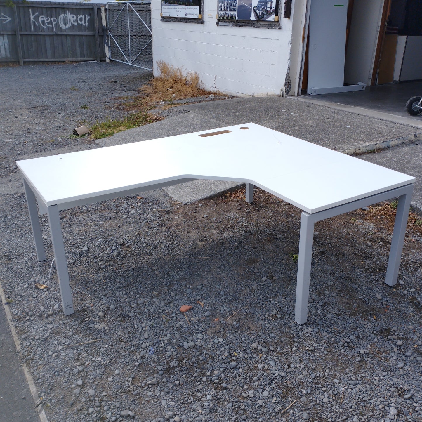 L shape desk- Left side long