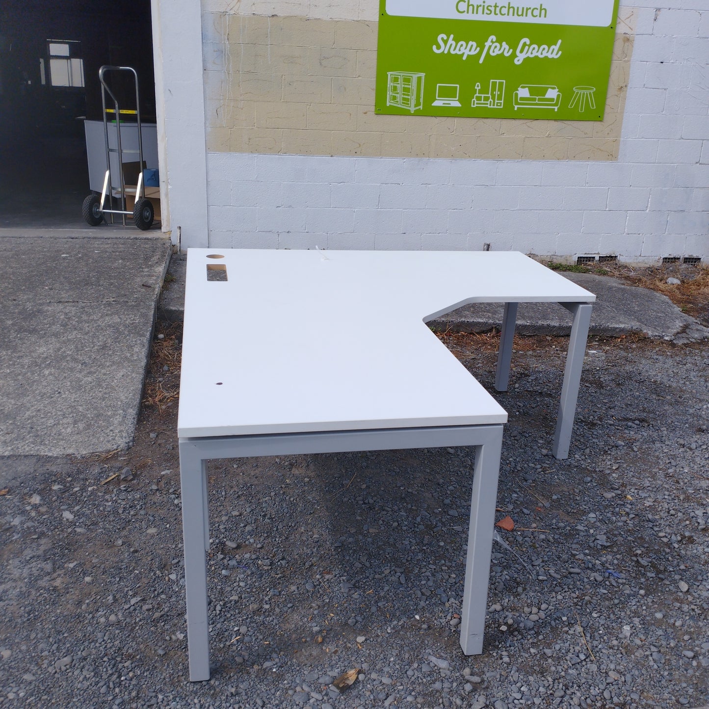 L shape desk- Left side long