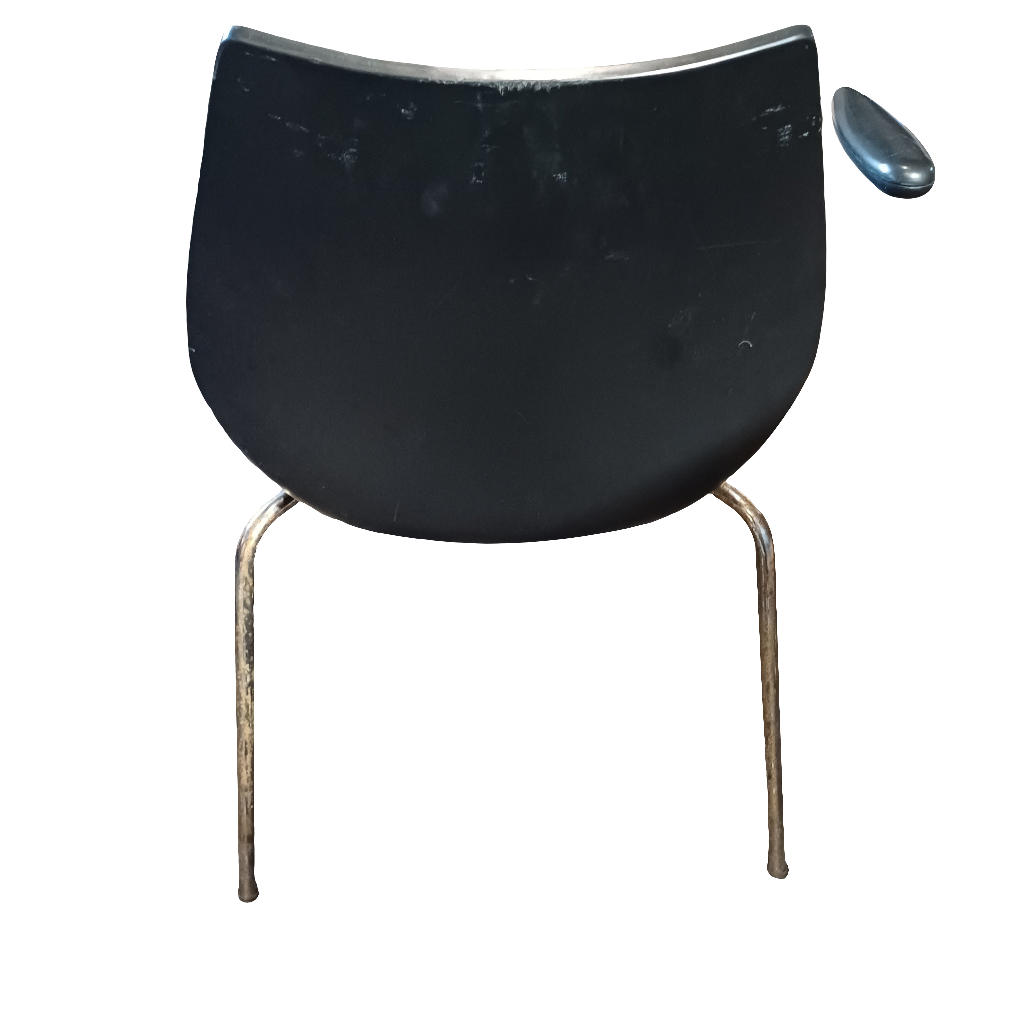 Black armchair