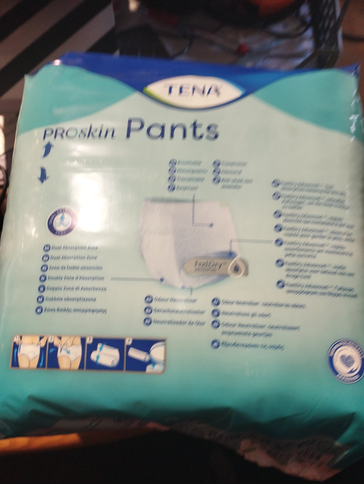 TENA ProSkin Continence Pants Super Unisex X Large, Packs of 12