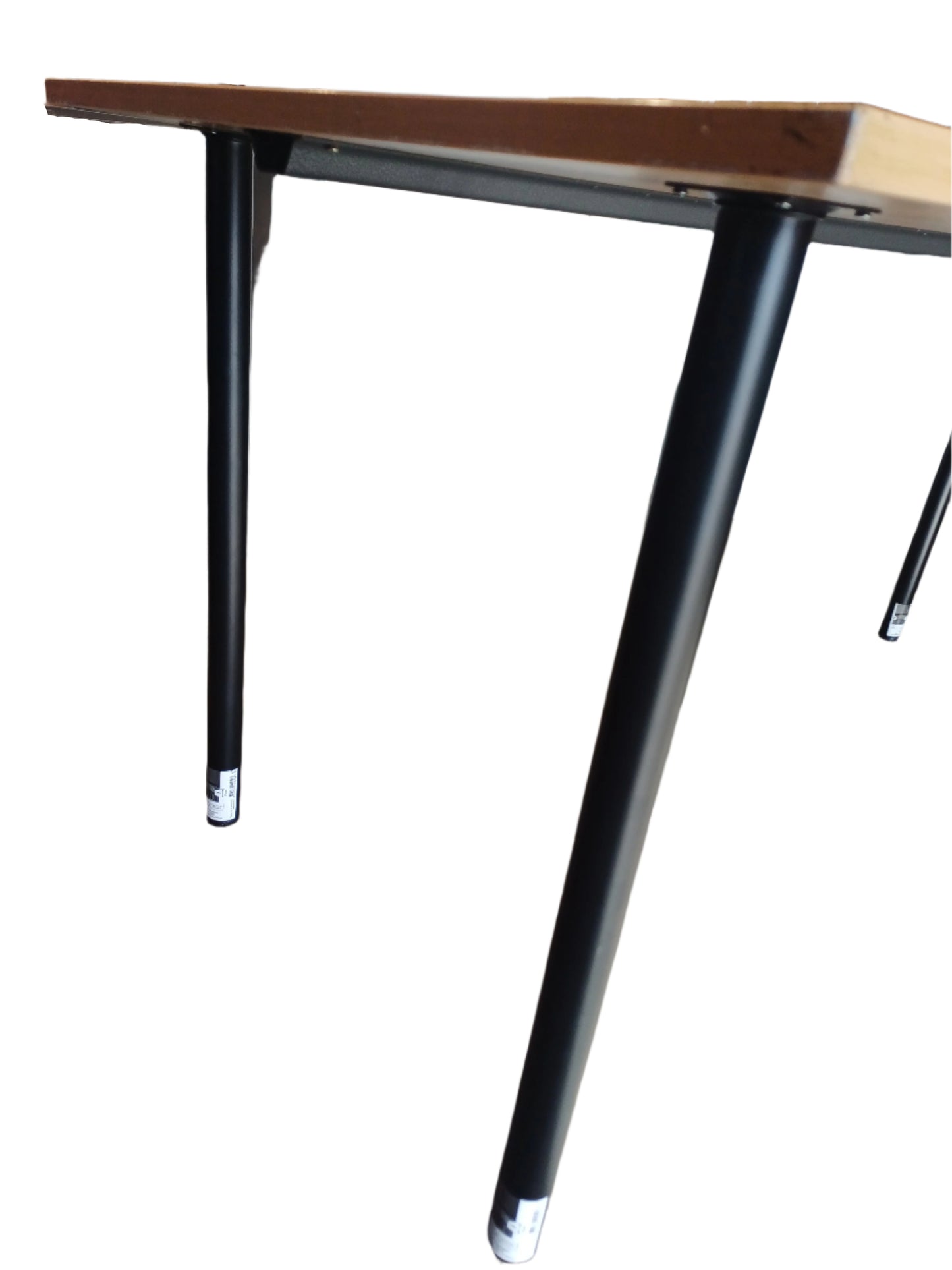 Brown stripped desk