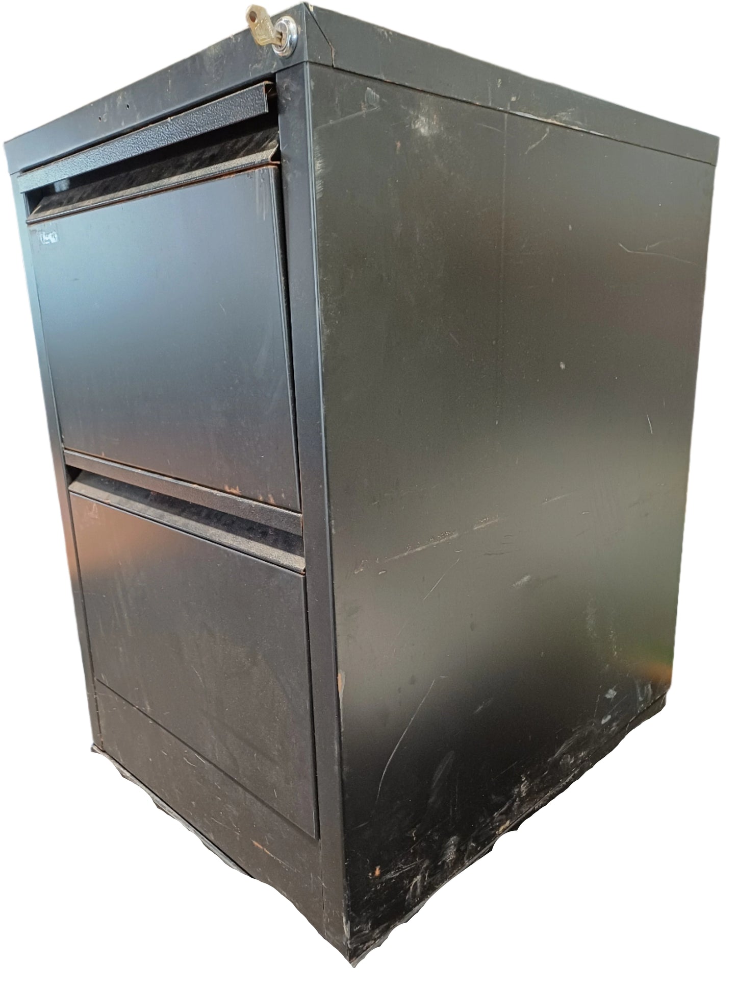 Black filling cabinet