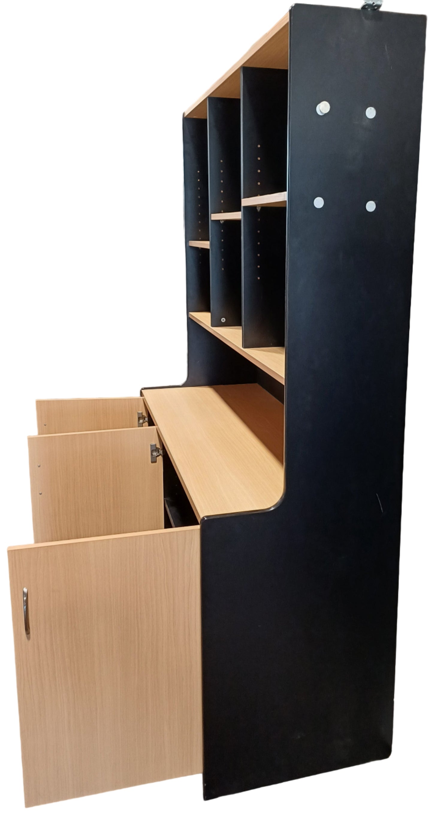 Shelving unit with Cupboards and Shelves