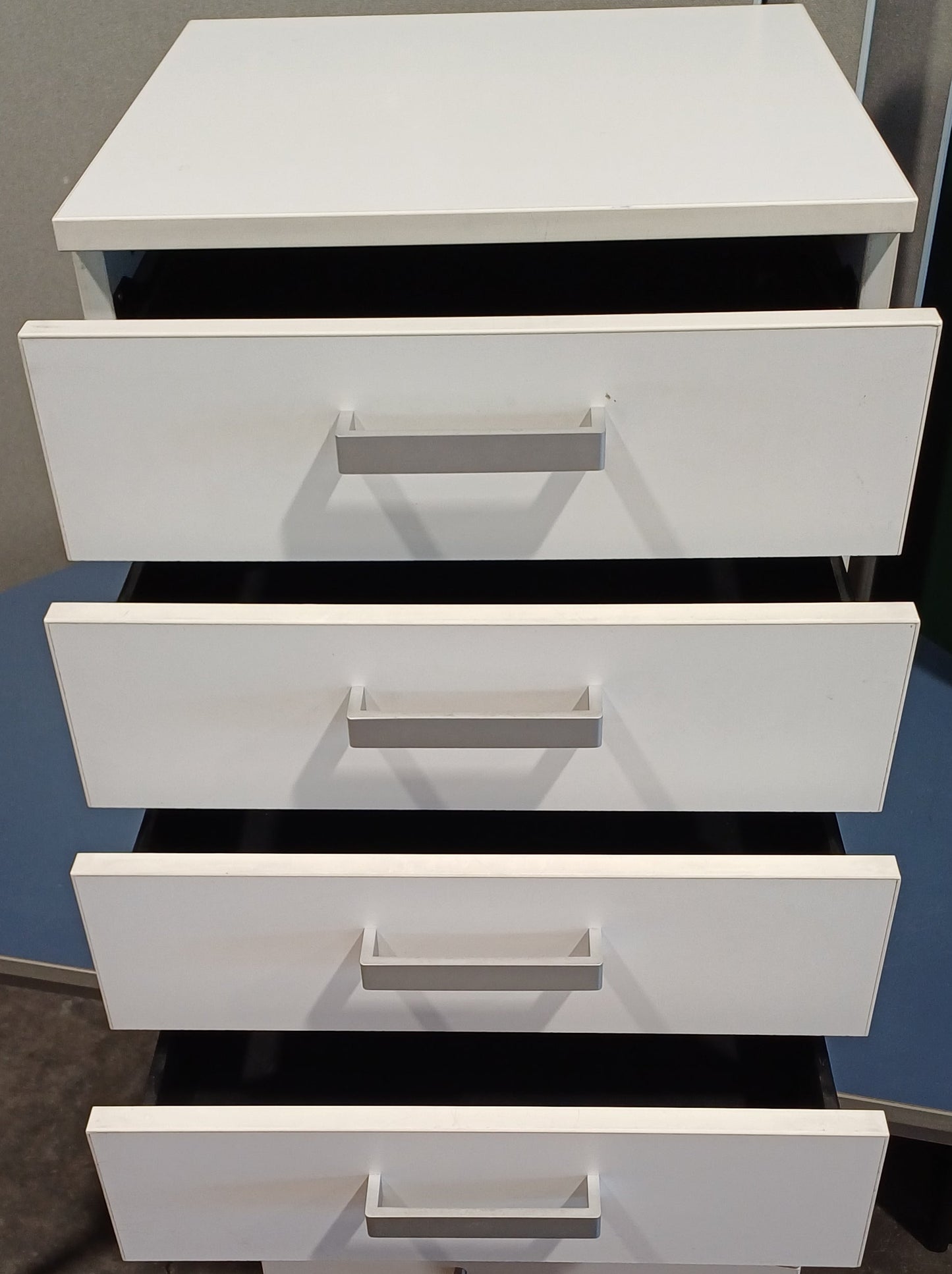 White Cabinet with drawers