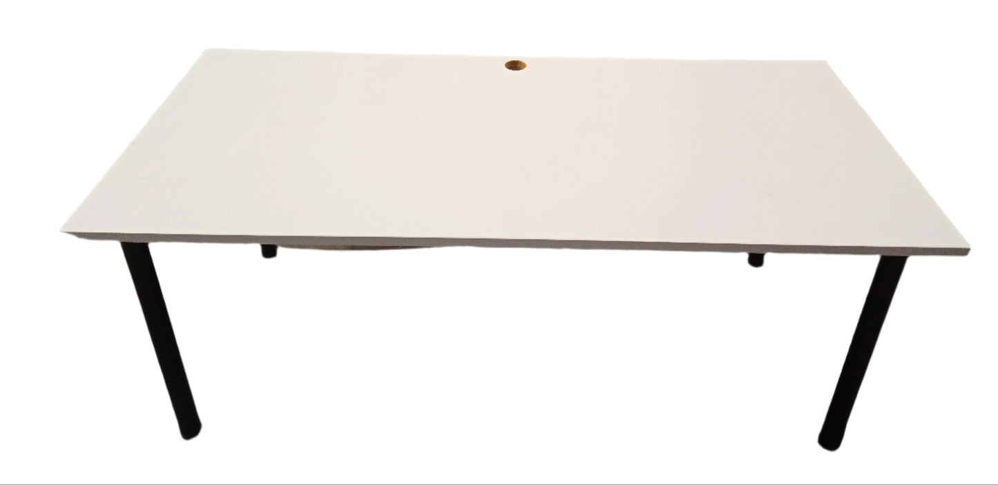 White Office Desk