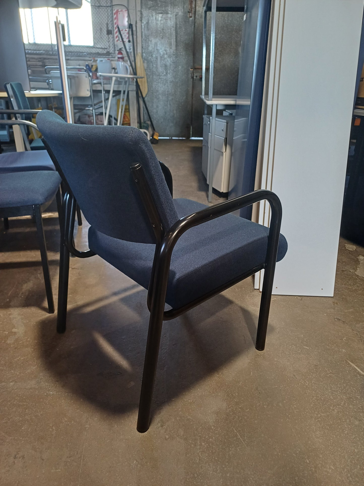 Navy Reception Chair