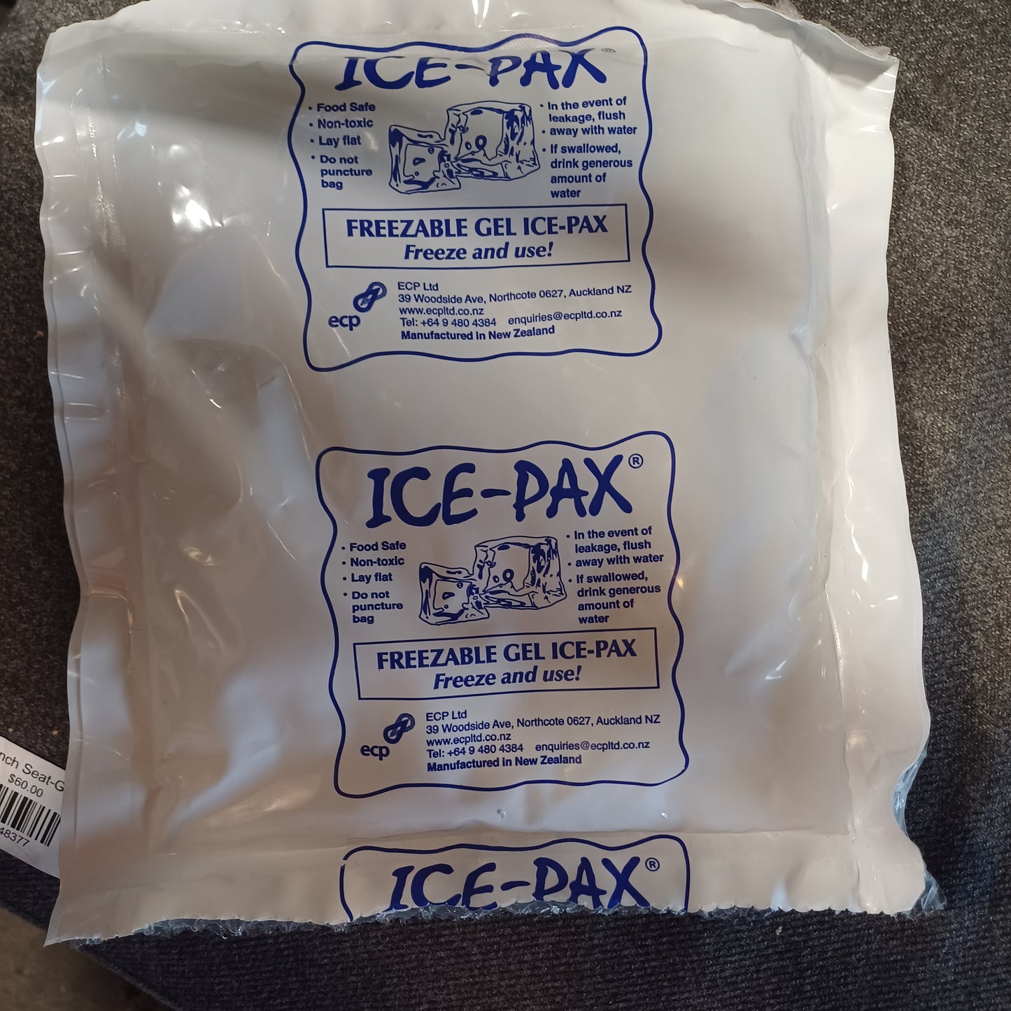 Freezable ice pax