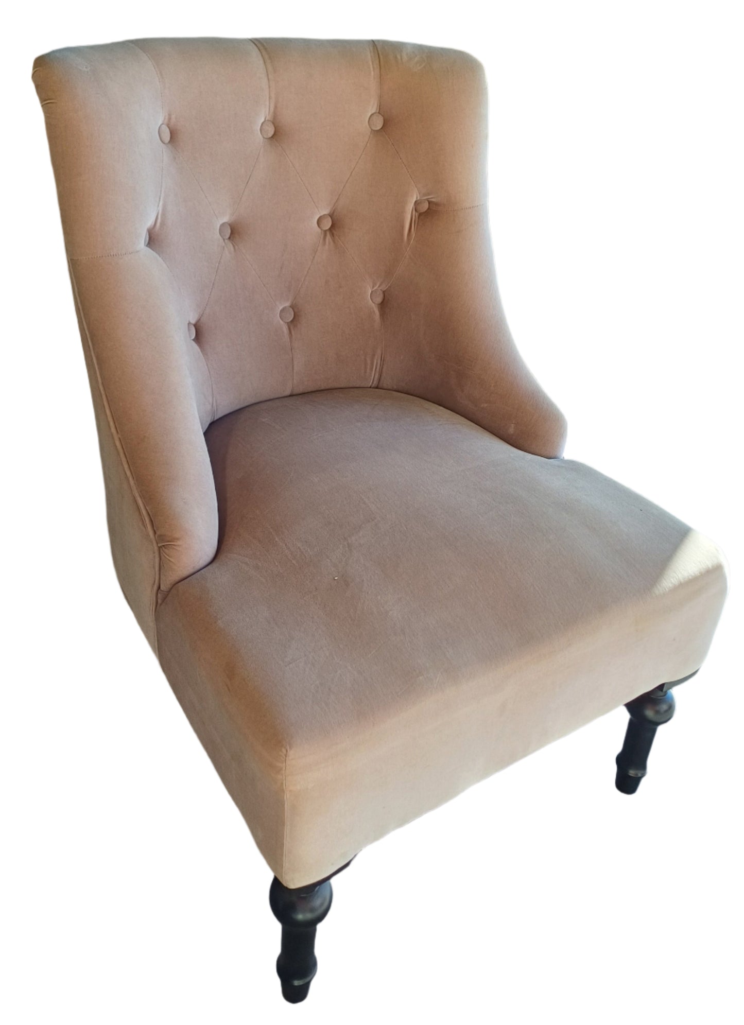 Button Back Chair