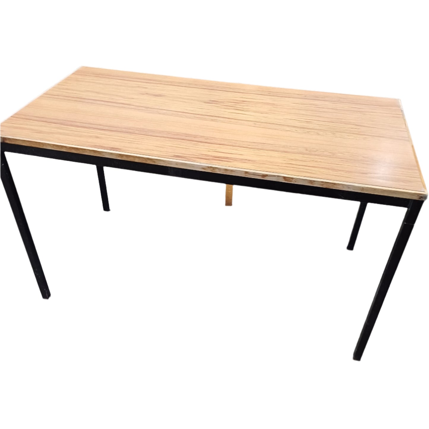 Straight Desk-Wood Grain
