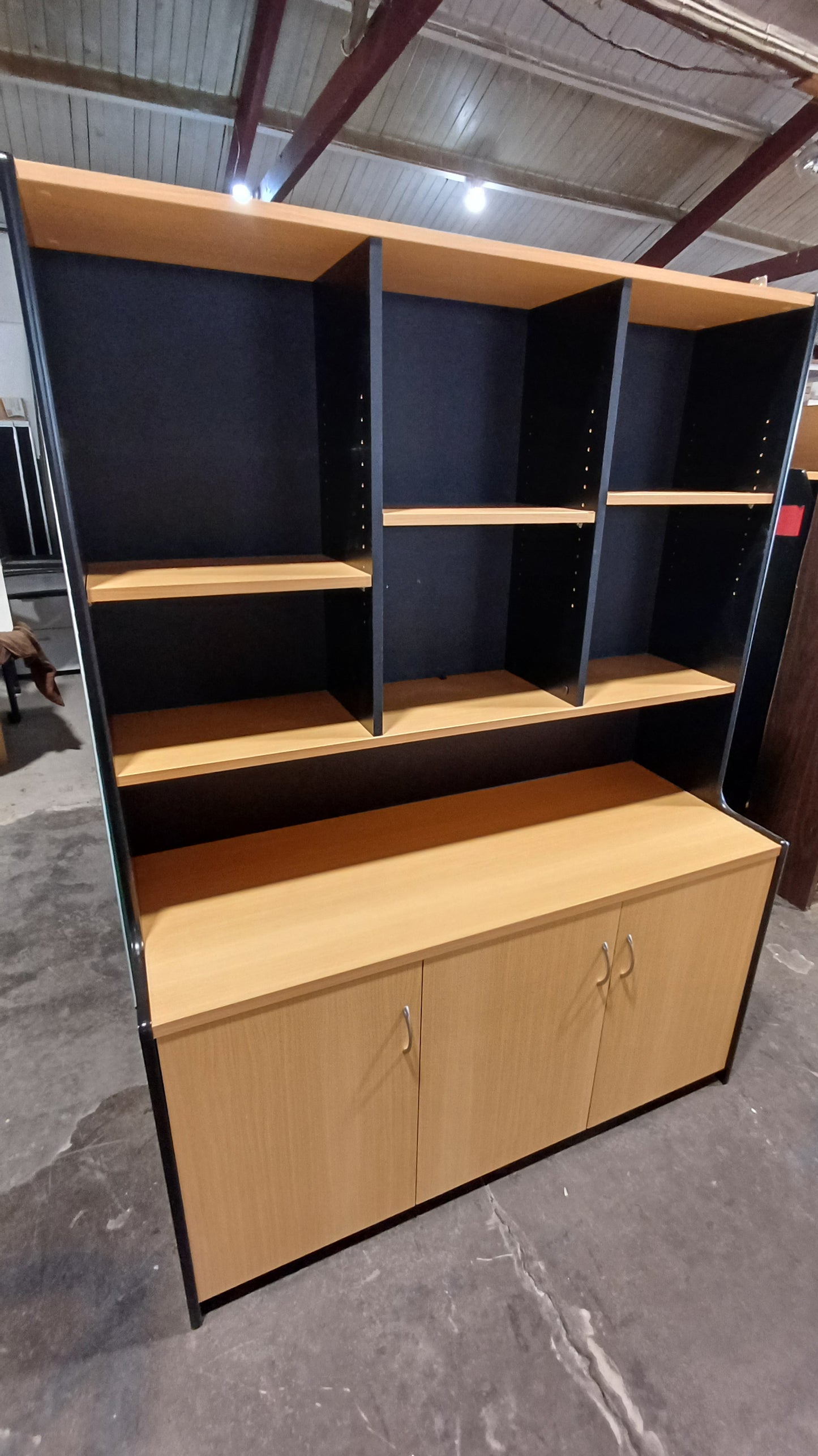 Shelving unit with Cupboards and Shelves