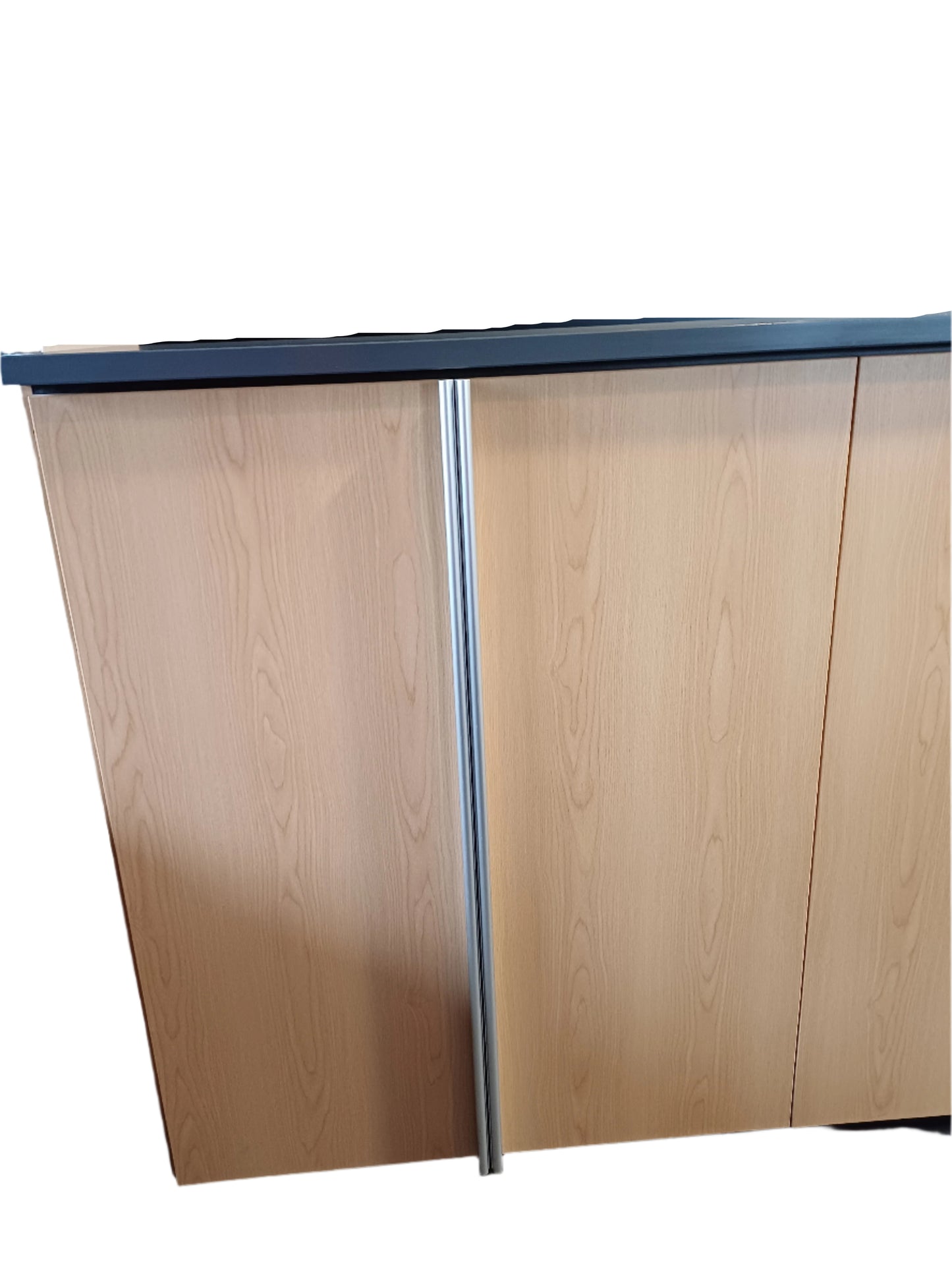 Brown double cupboard