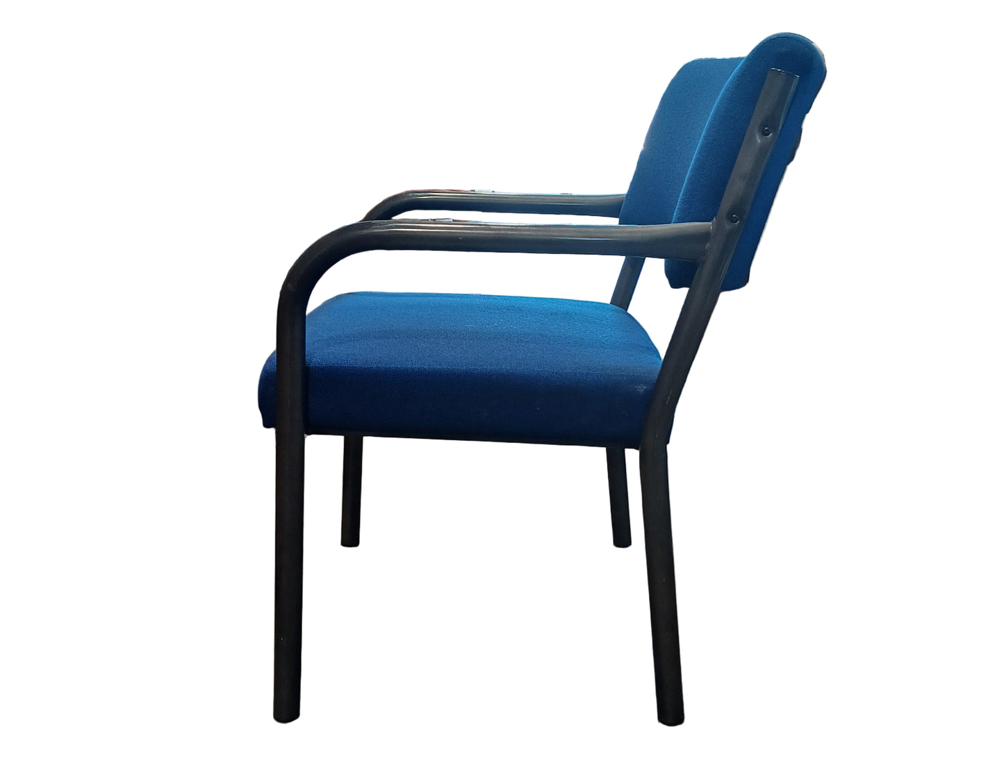 Blue Cushioned Arm Chair