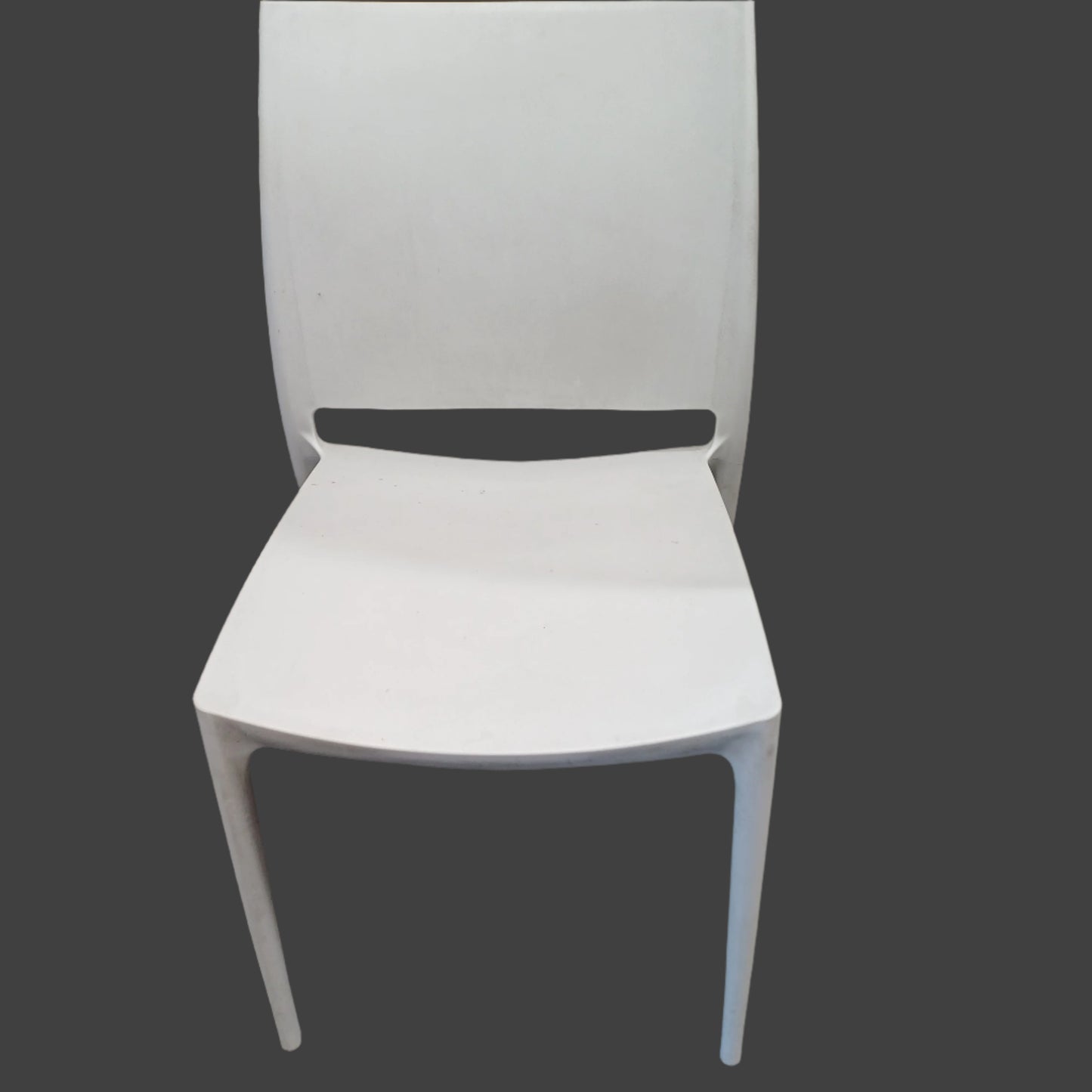 White plastic Chair