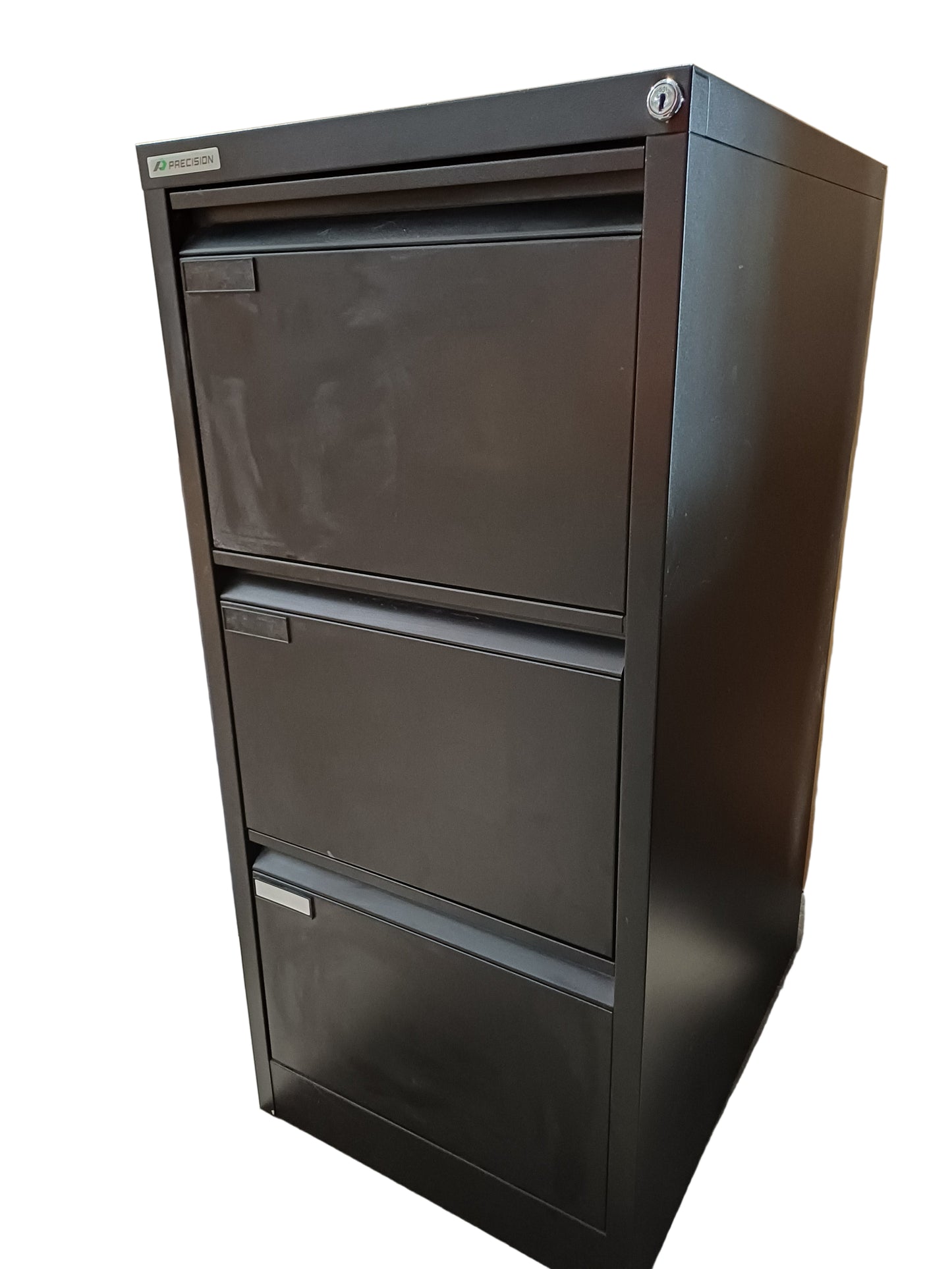 Precision Black Filing Cabinet