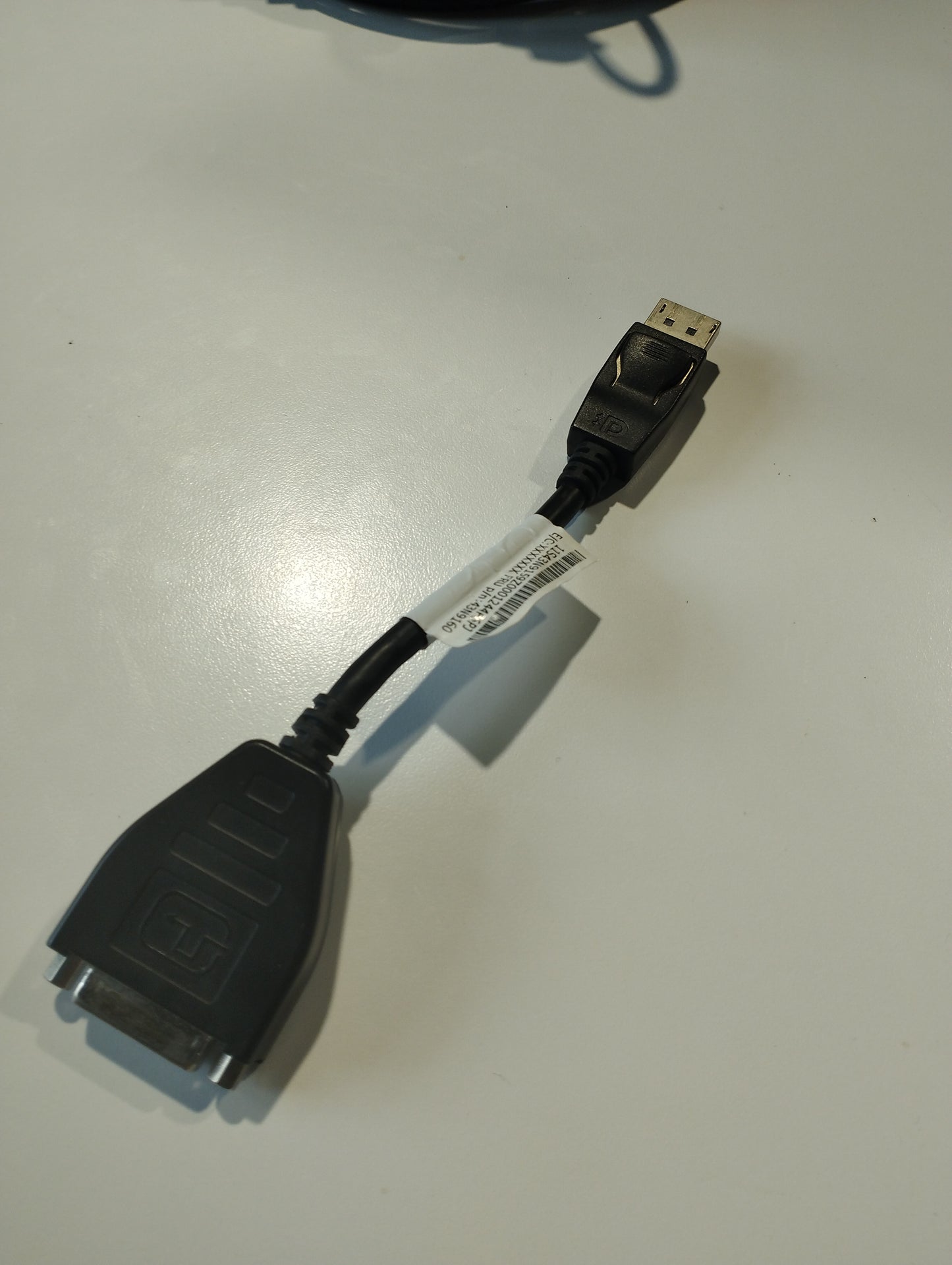 DisplayPort male to DVI-D single link female cable