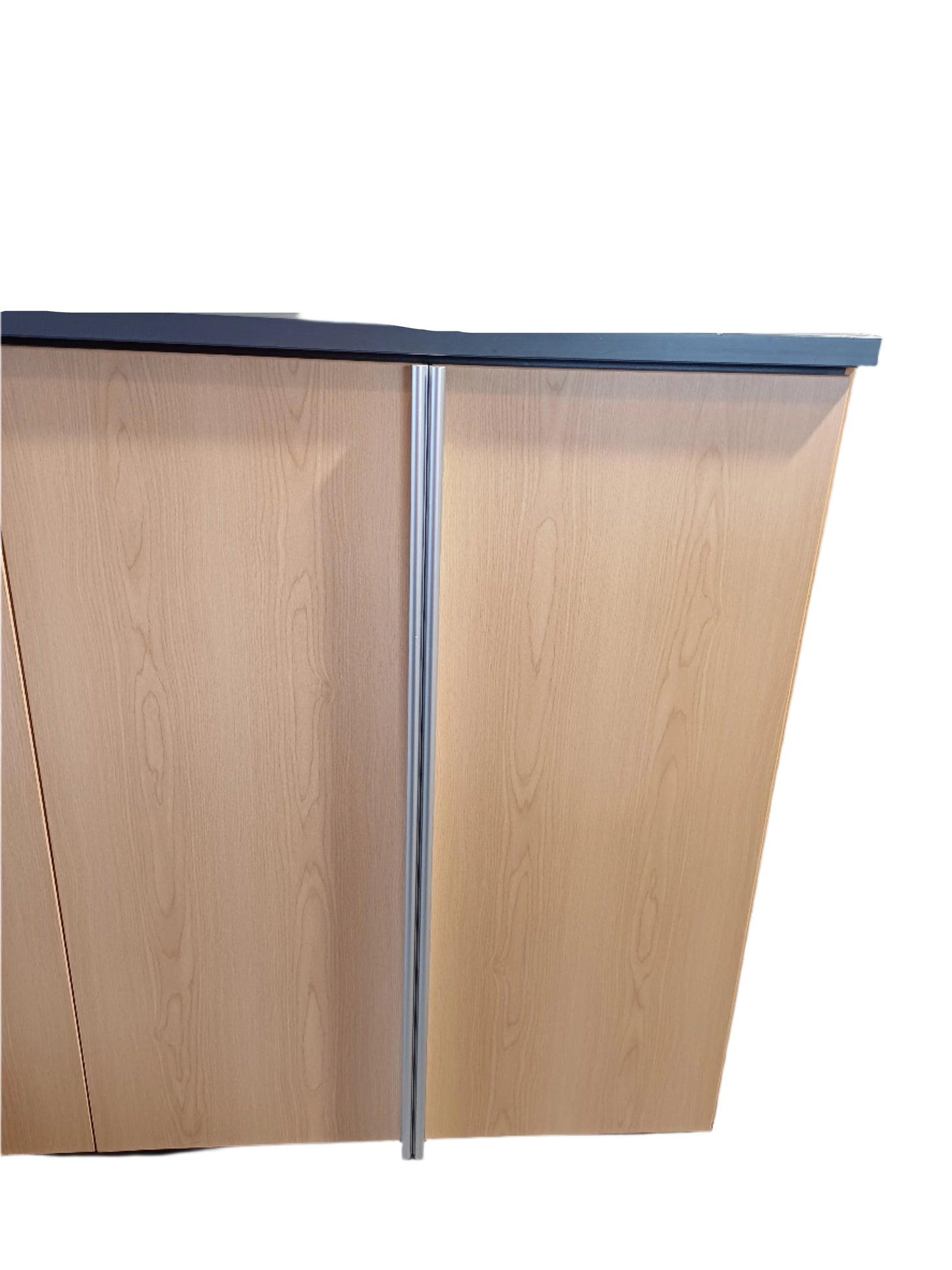 Brown double cupboard