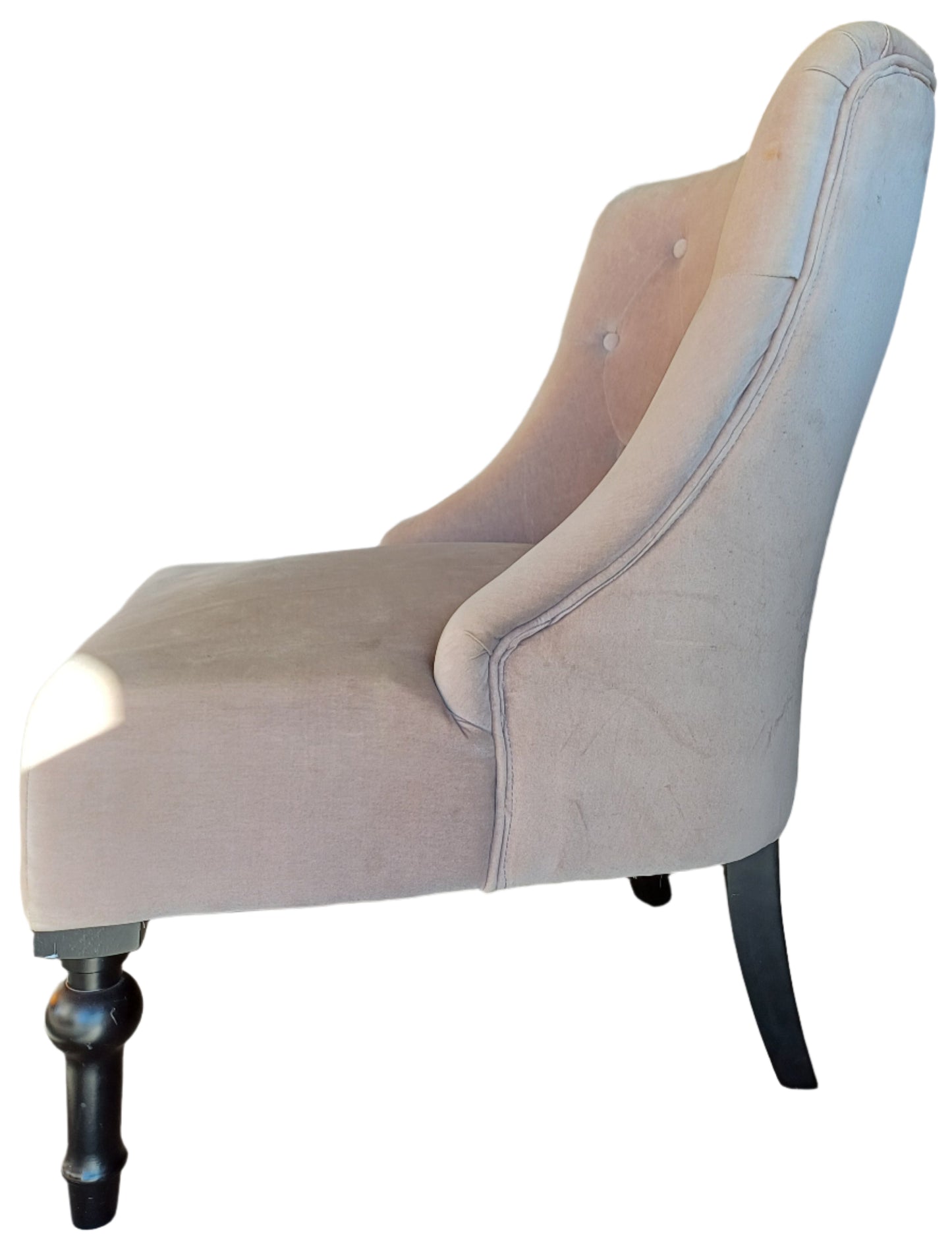 Button Back Chair