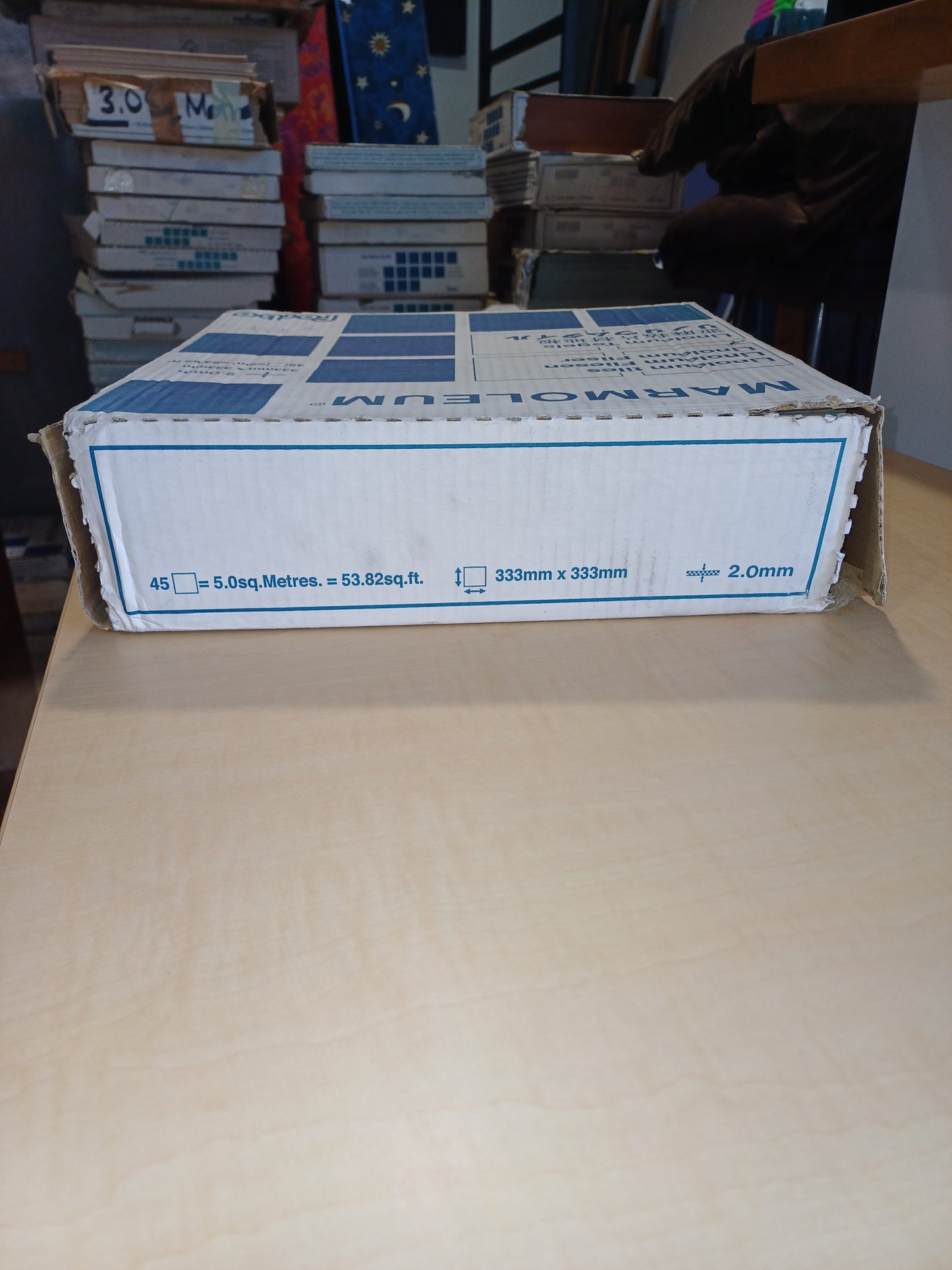 Linoleum Tiles - 45 box