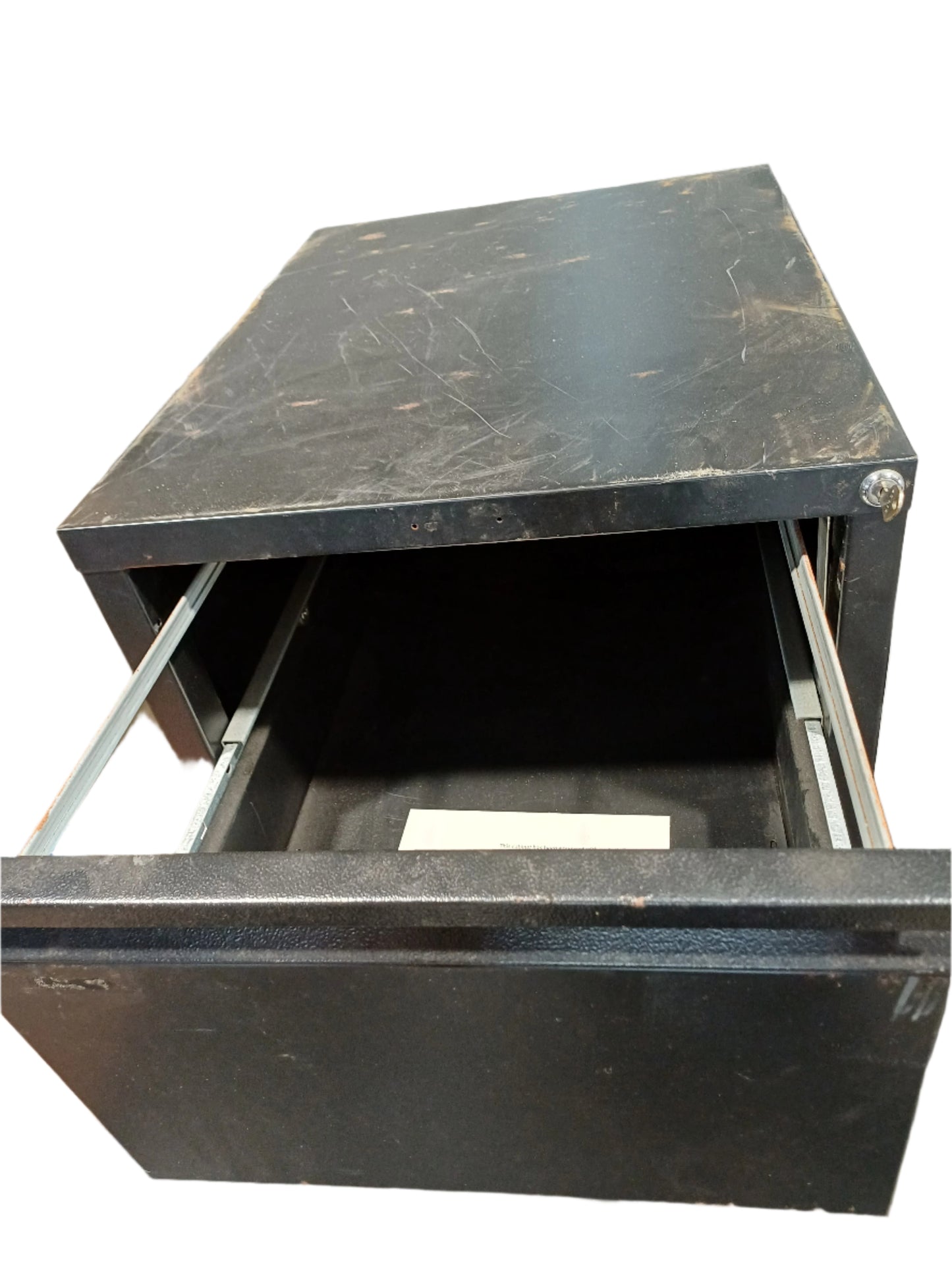Black filling cabinet