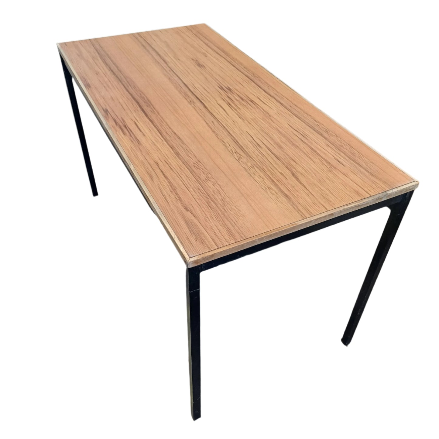 Straight Desk-Wood Grain