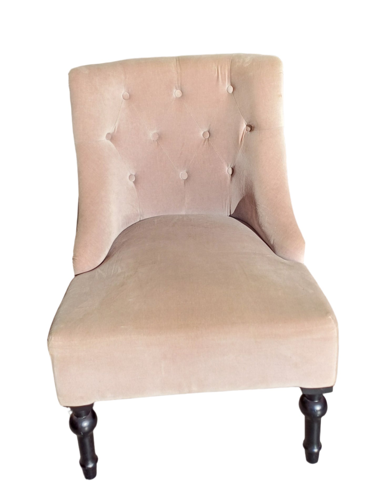 Button Back Chair