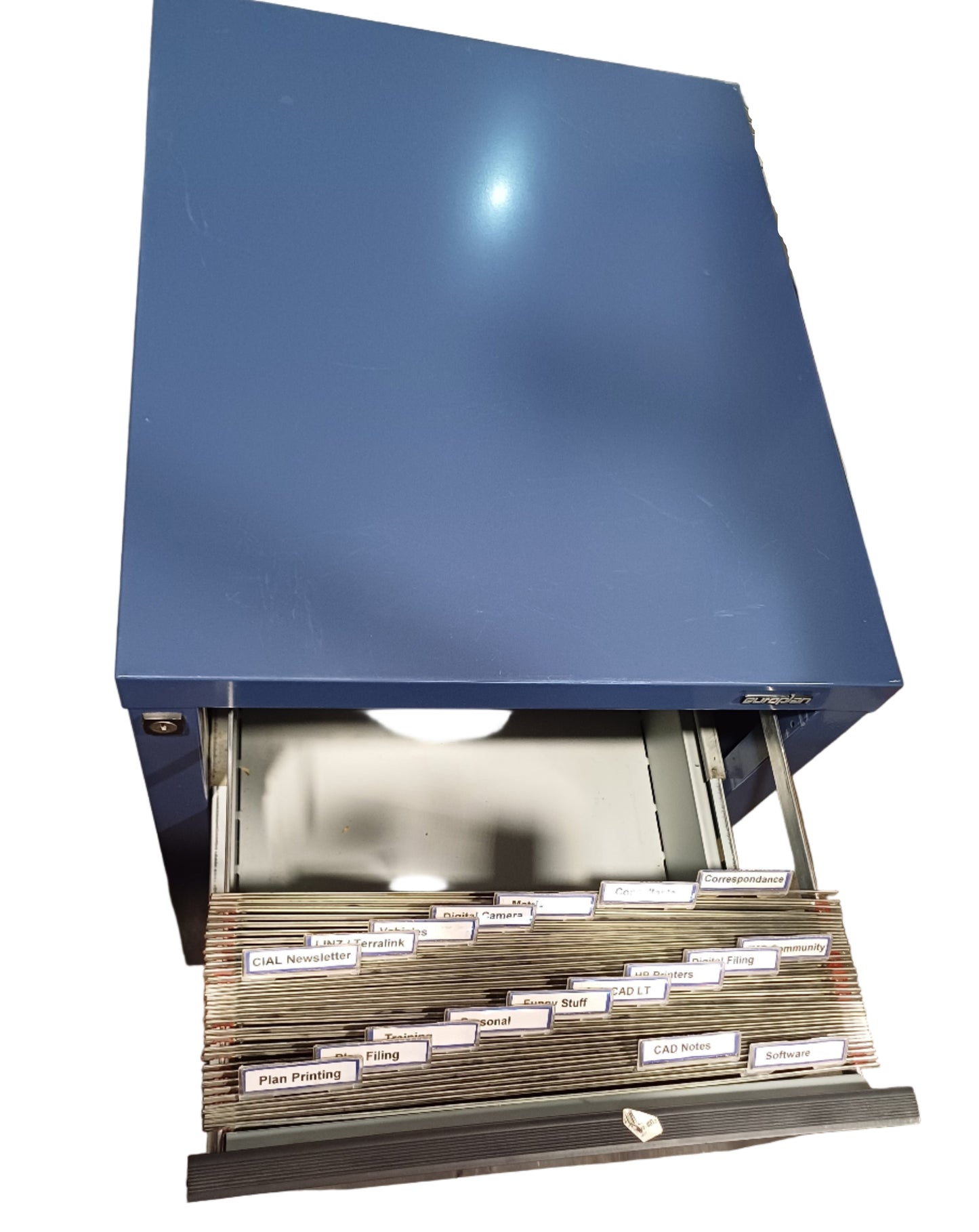 Europlan Navy Blue Filing Cabinet