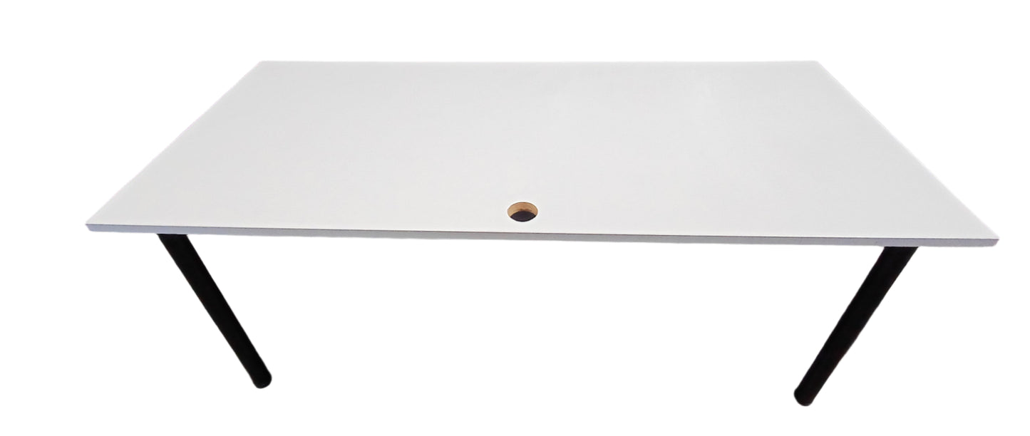 White Office Desk