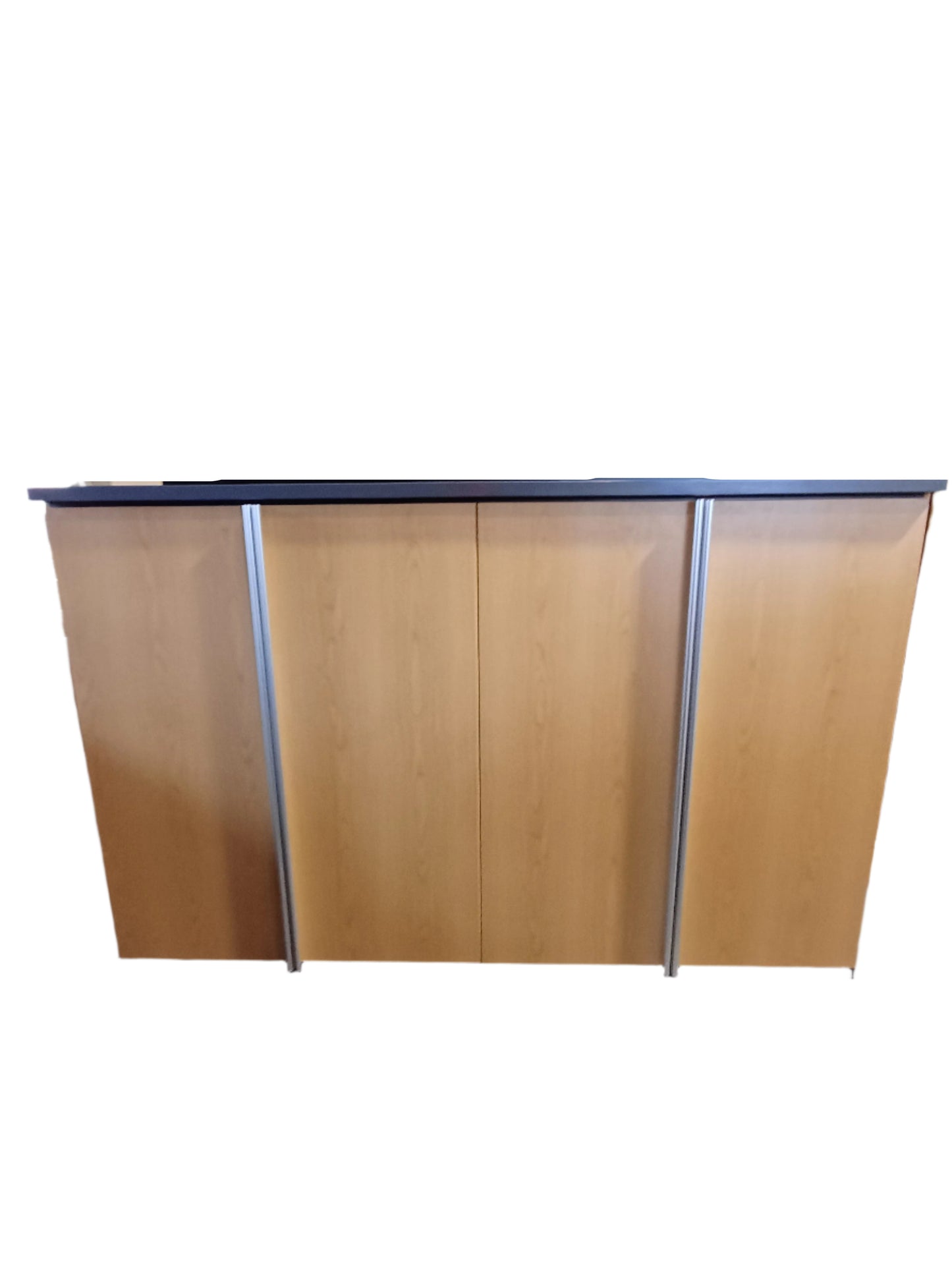 Brown double cupboard