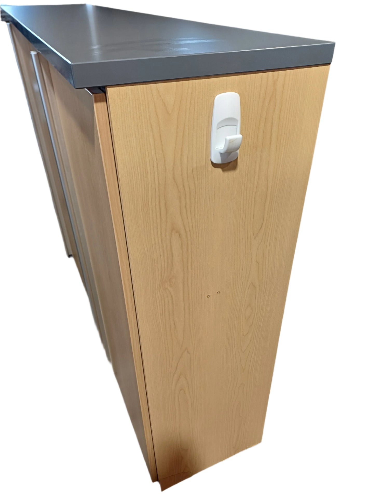 Brown double cupboard