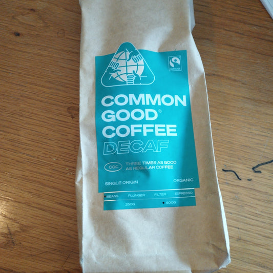 Common good coffee DECAFE beans-500gms