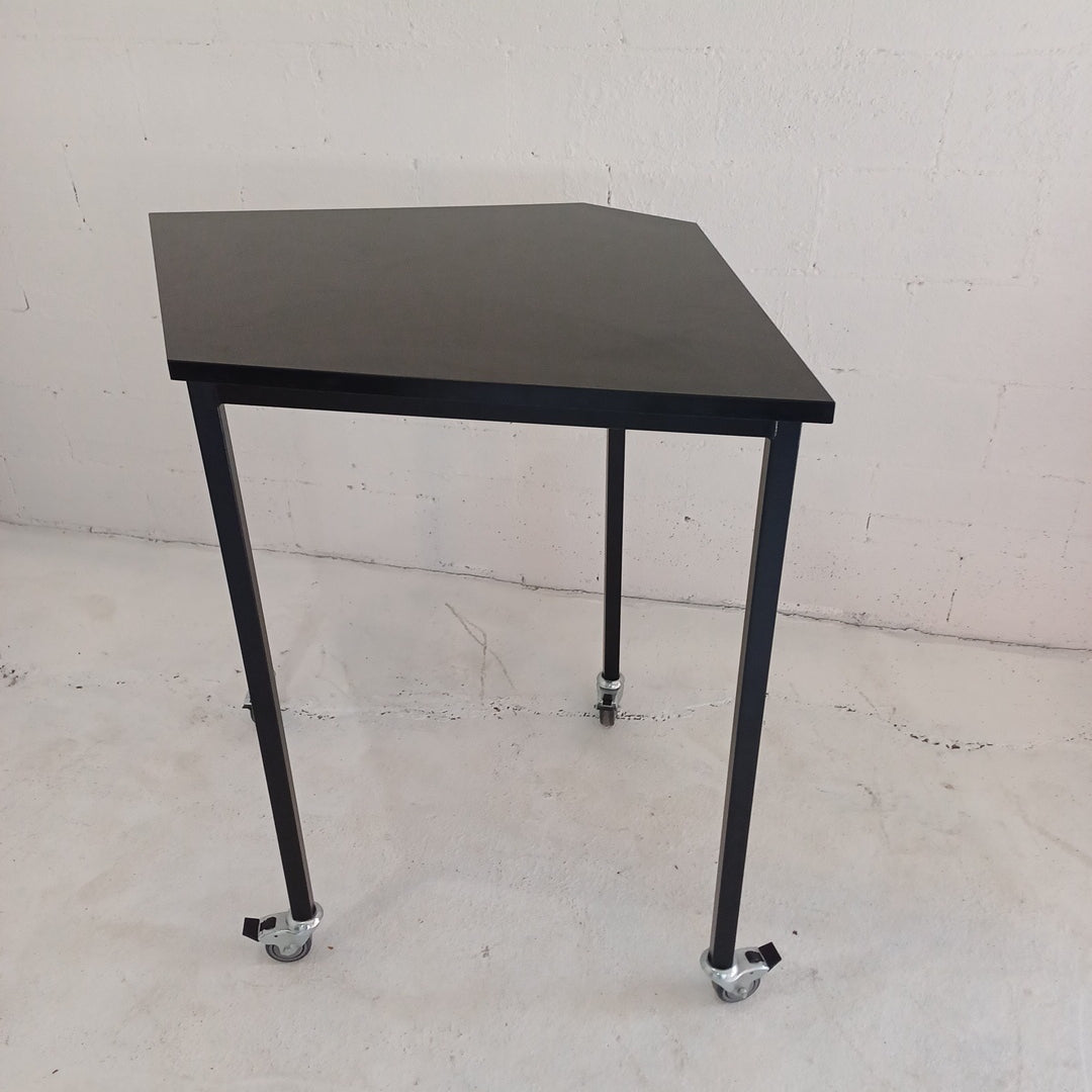 Tall table-Black-On wheels