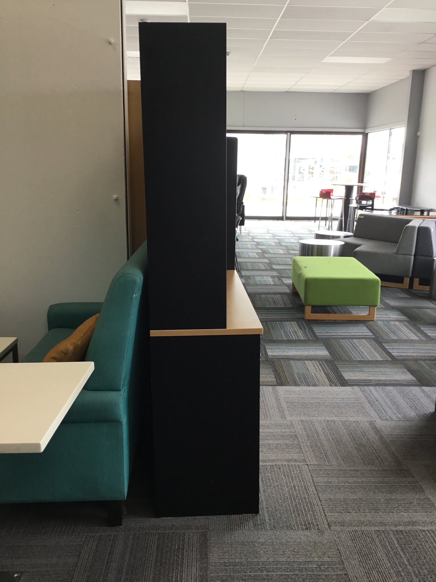 Large Woodgrain Storage Shelf