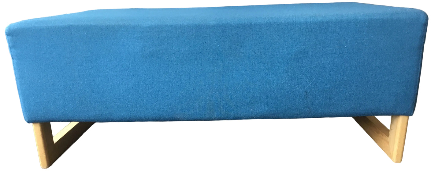 Blue Lounge Bench
