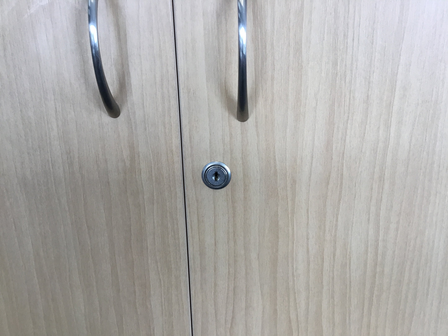 Large Woodgrain Storage Shelf