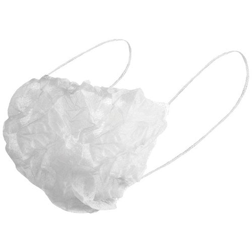 Disposable beard covers- single loop- white