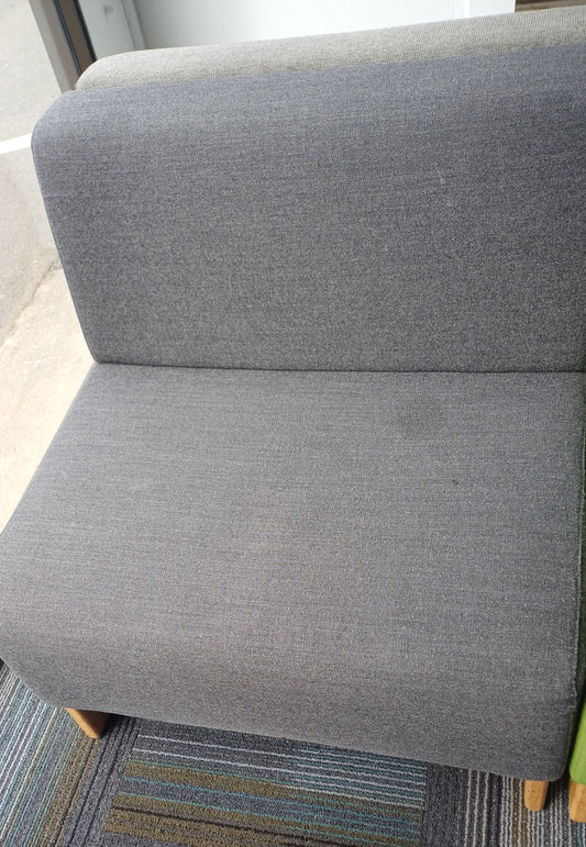 Single Seater dark grey couch