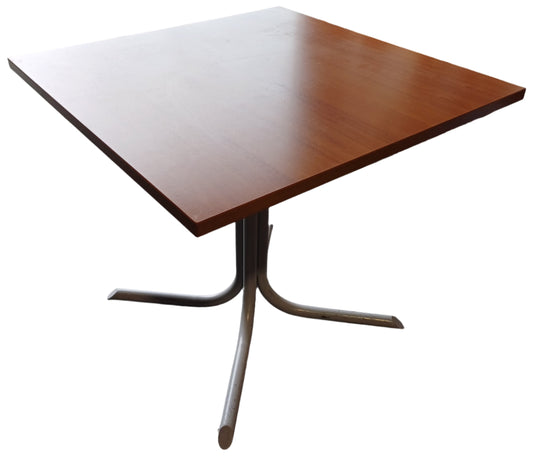 Square Table with Metal Legs