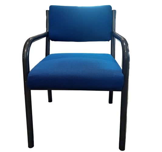 Blue Cushioned Arm Chair