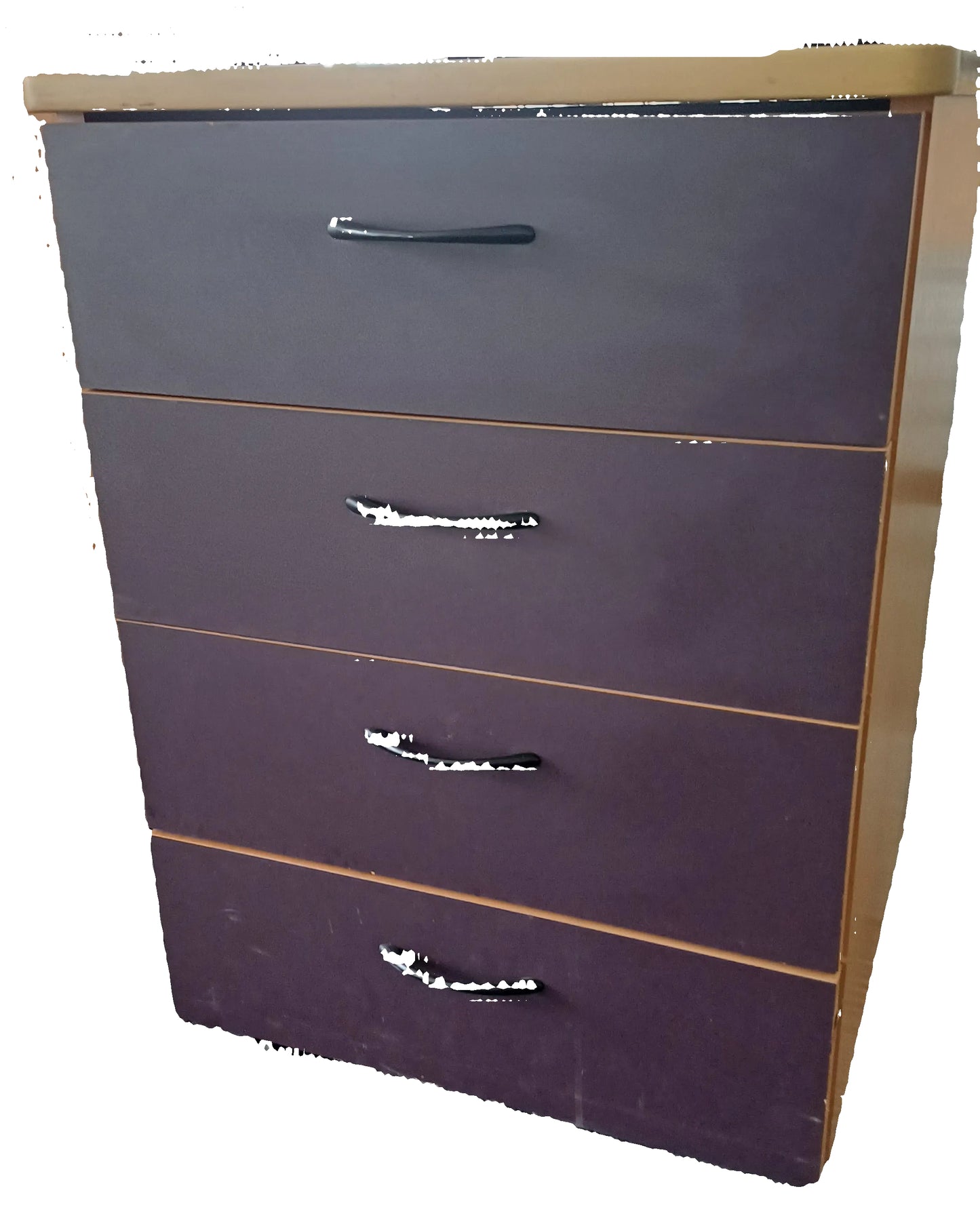 Beige 4 drawer cabinet
