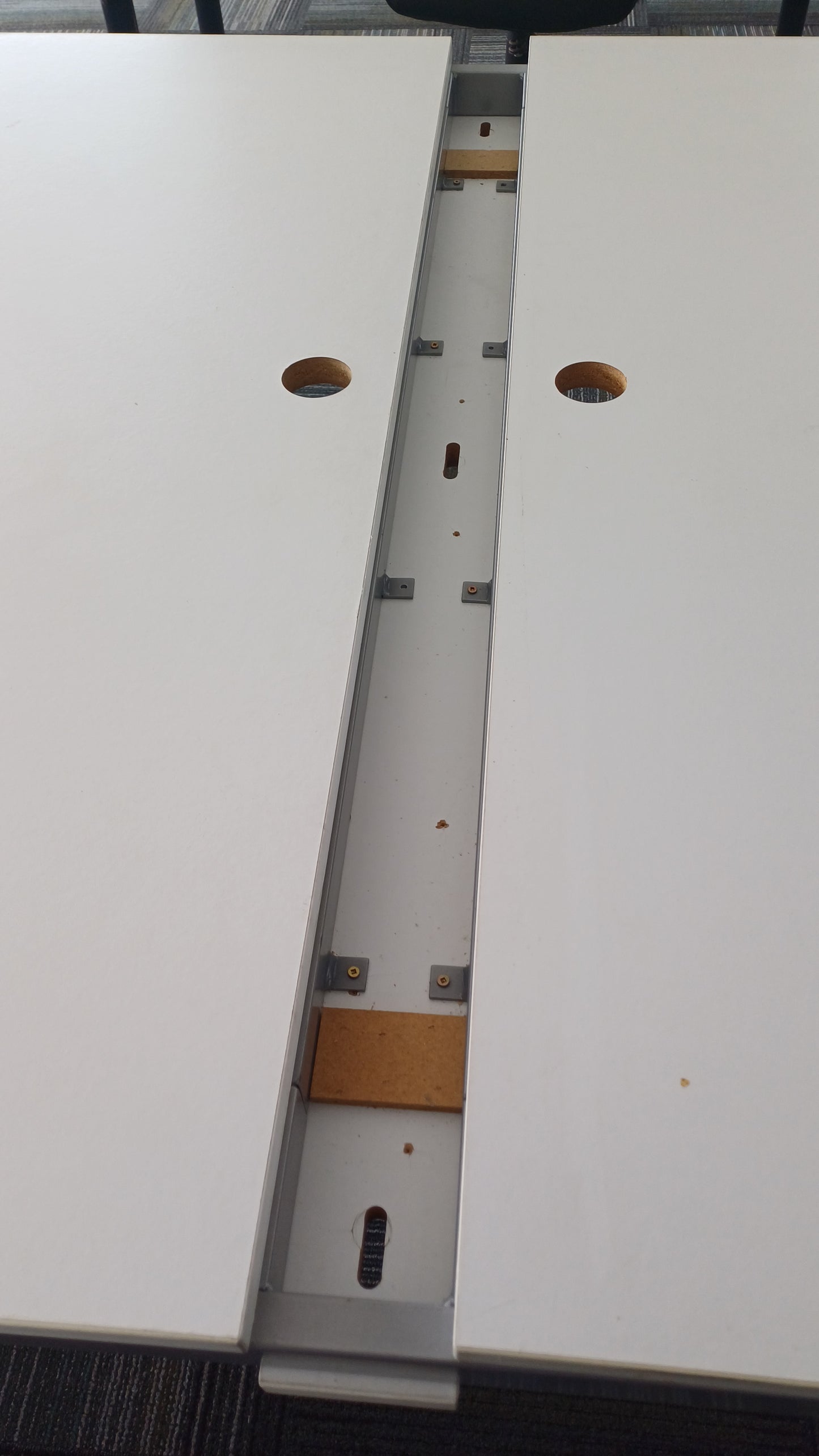 White double desk 1500mm