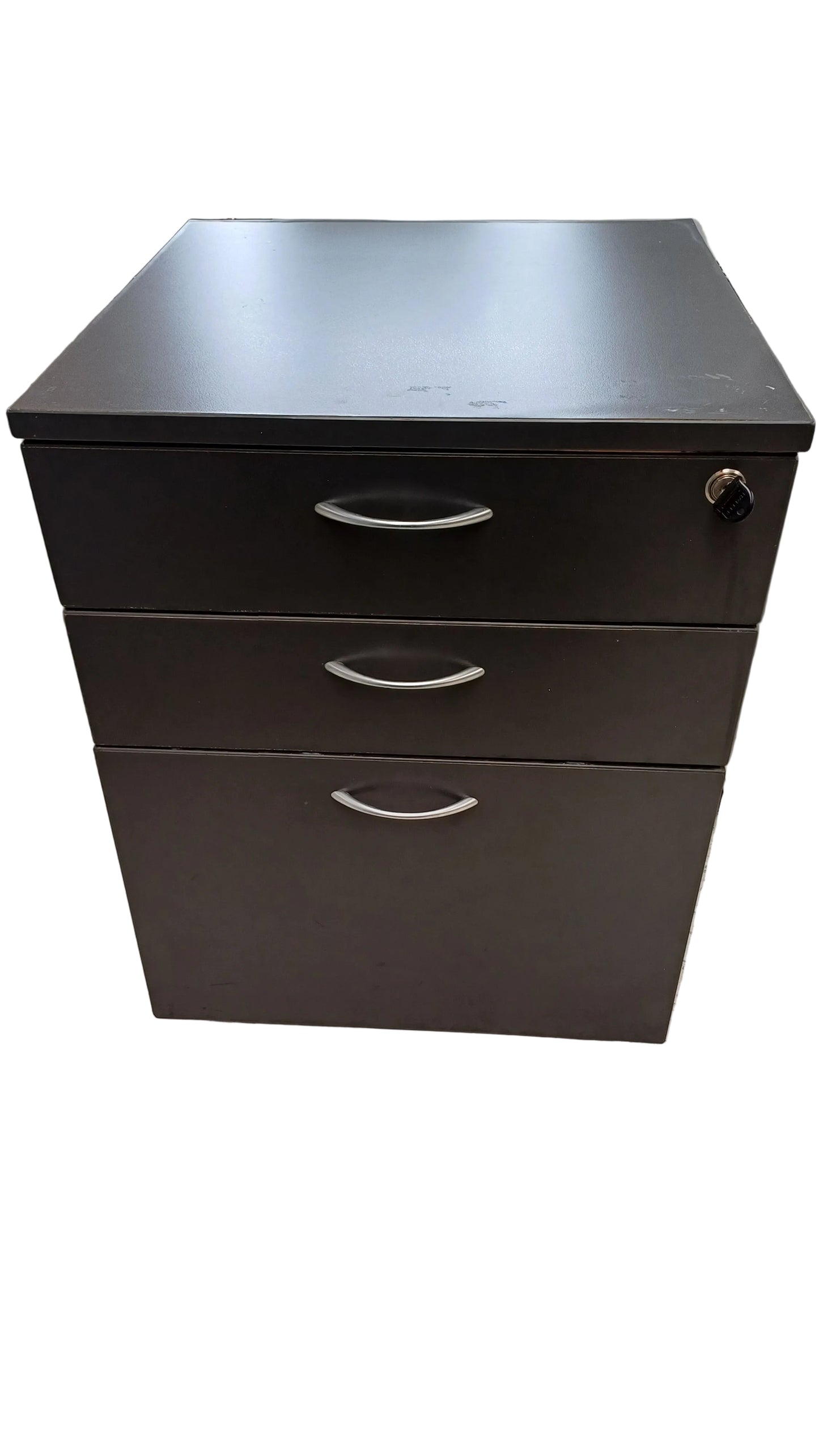 Small Dark Grey Cabinet with Drawers