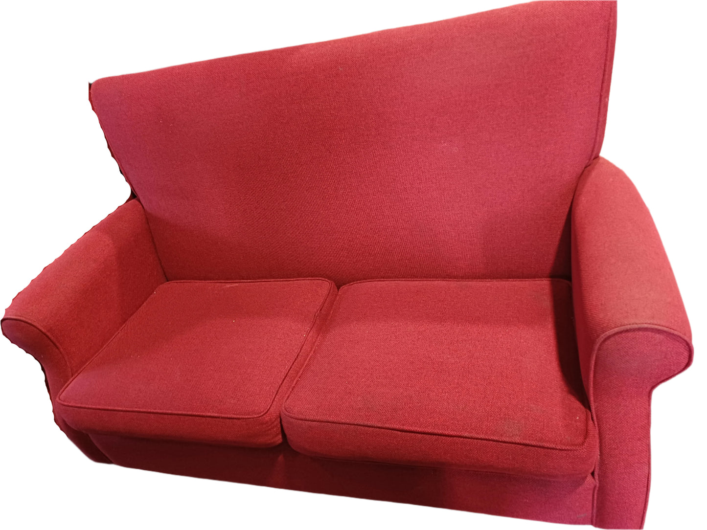 Red 2 seater couch