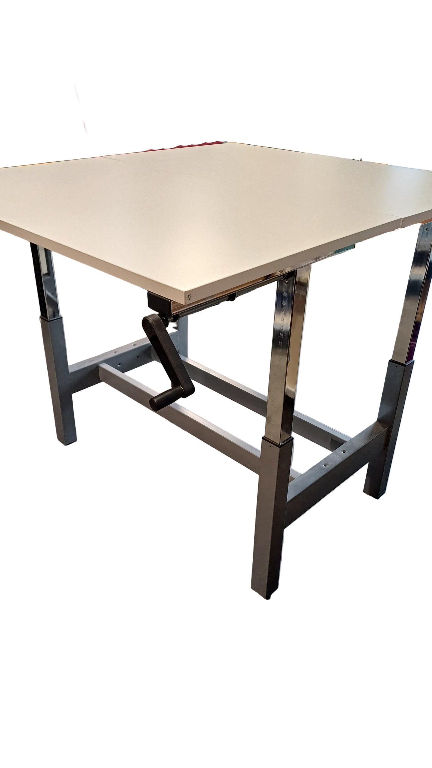 Adjustable windup Sit/Stand Double Desk-2 Person