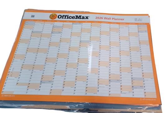 Office max 2026 wall planner