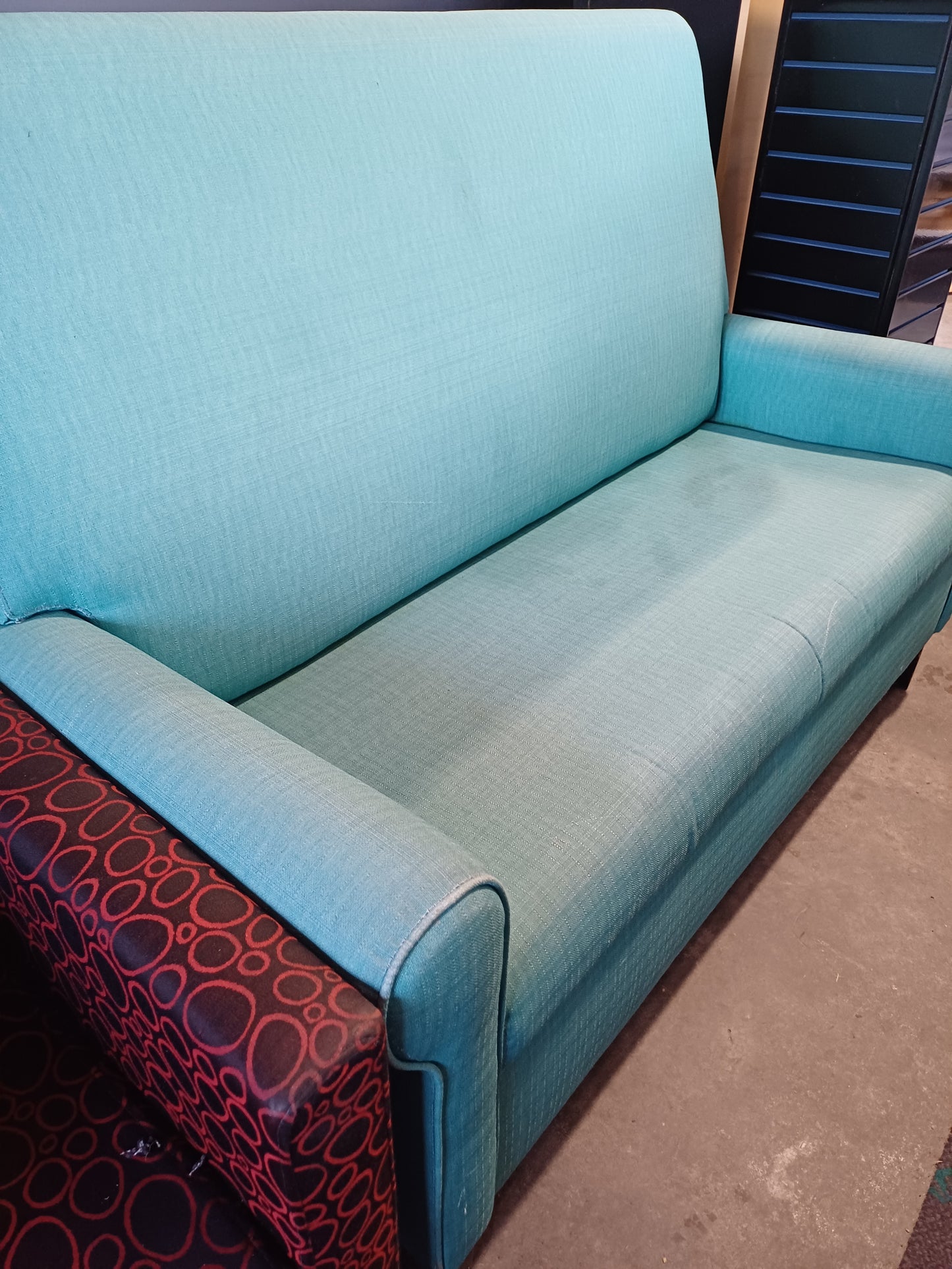 Blue 2 seater couch