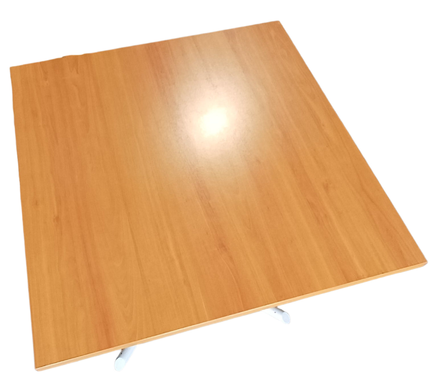 Square Table with Metal Legs