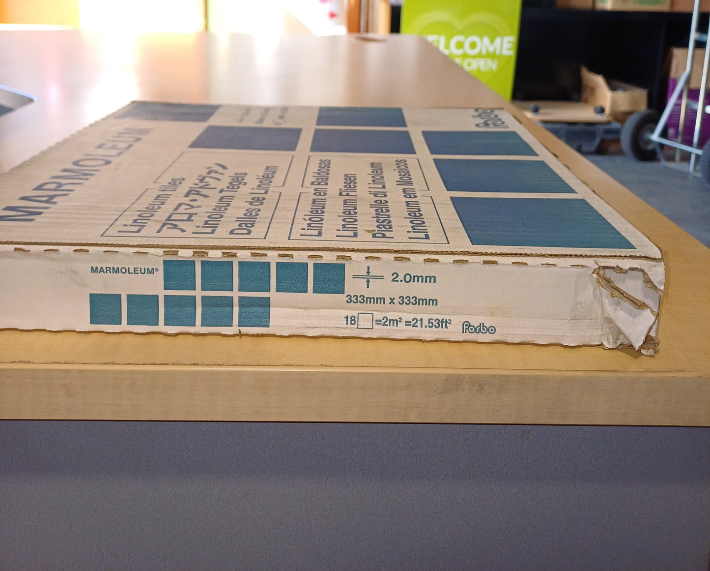 Linoleum Tiles - 18 Box