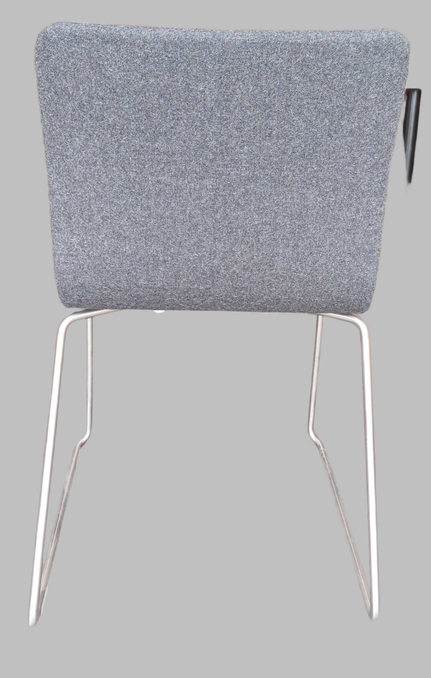 Grey Seat with Metal Legs