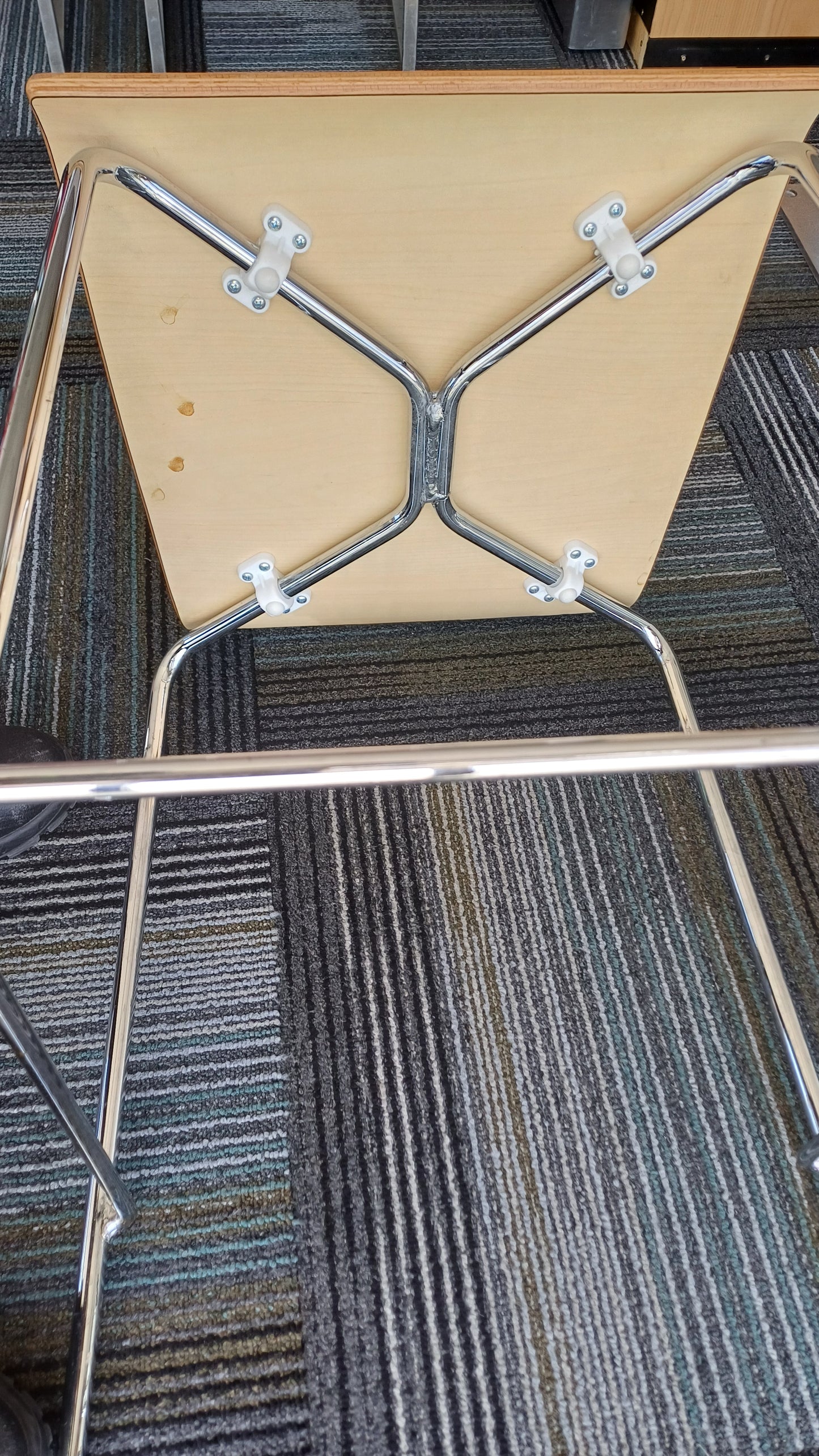 Woodgrain bar stools 650mmH