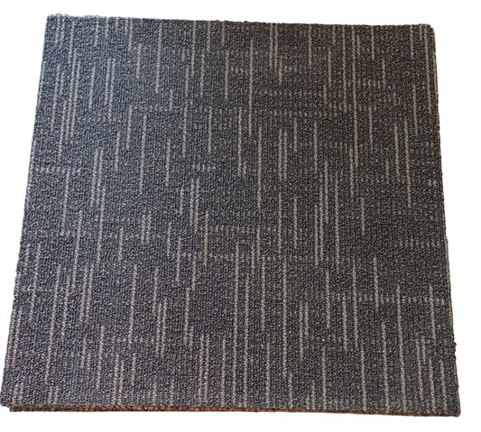 Grey Carpet Tiles with stripes